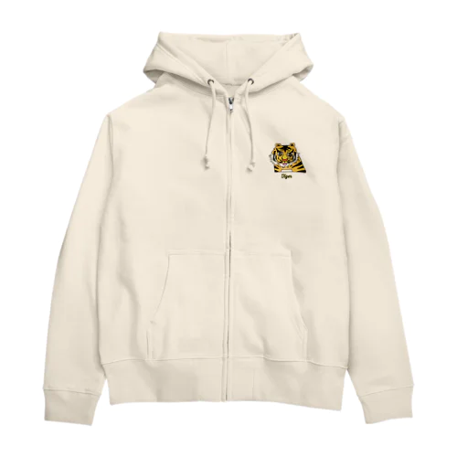 Tiger Zip Hoodie