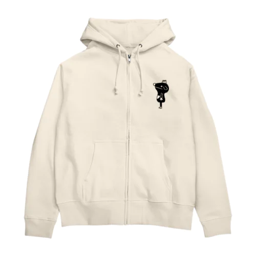 くろいの Zip Hoodie