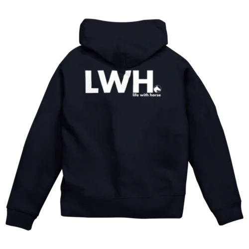 LWH（ホワイト） ジップパーカー