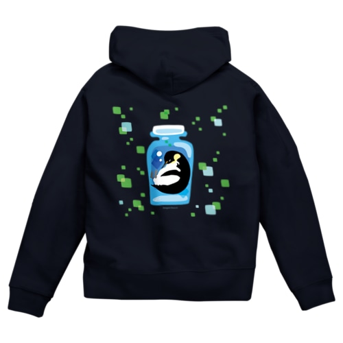 ペンギンの瓶詰めE Zip Hoodie