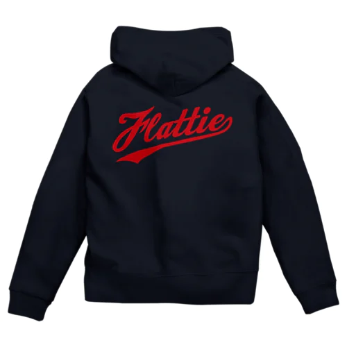 FLATTIE カレッジロゴ（R） Zip Hoodie