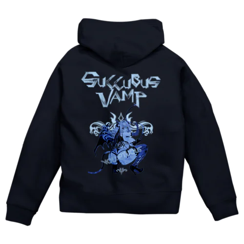 SUCCUBUS VAMP 0614 小悪魔 ヴォラプチュアス ブルー Zip Hoodie