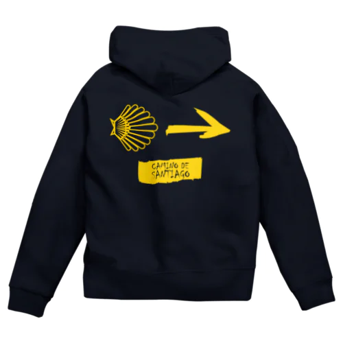 Camino de Santiago Zip Hoodie