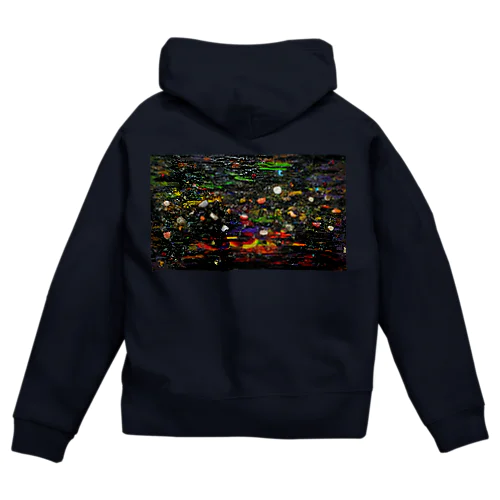 Milky way Zip Hoodie