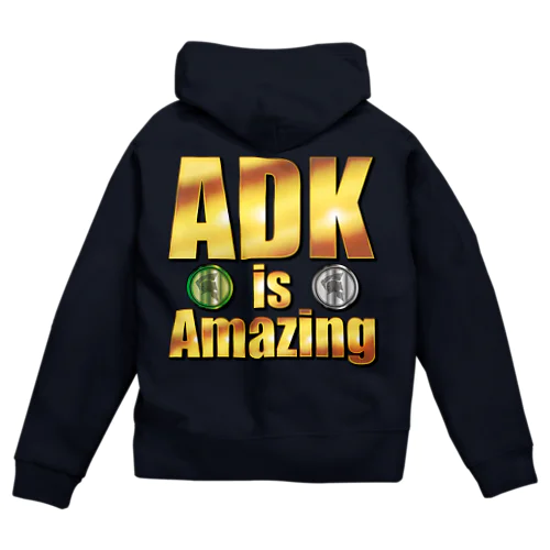 ADK is Amazing ジップパーカー
