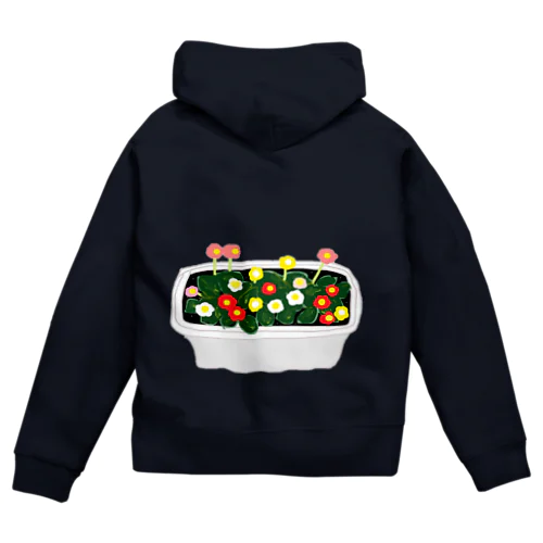 flower of planter Zip Hoodie