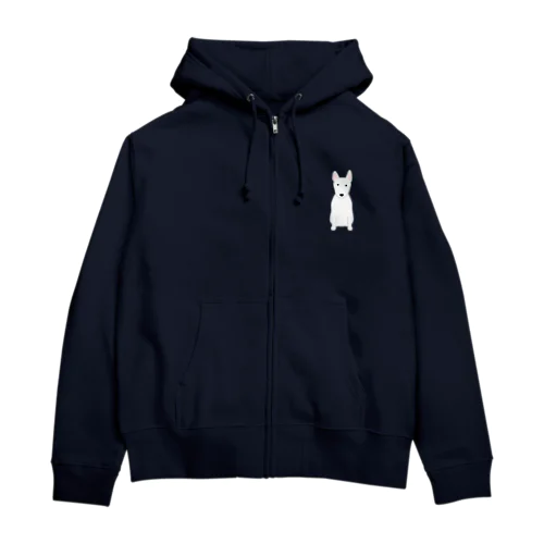 ミニチュアブルテリア Zip Hoodie