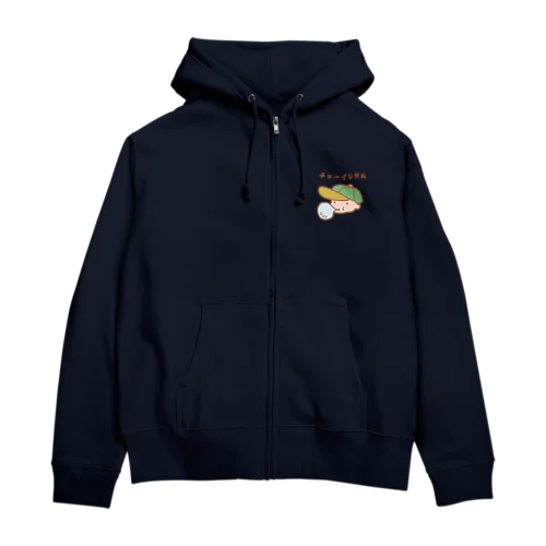 風船ガム Zip Hoodie