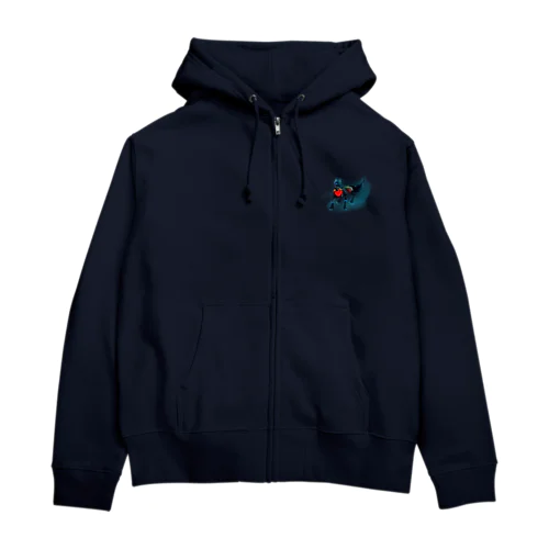 ロボ犬 Zip Hoodie