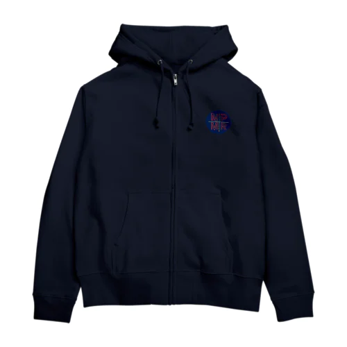 NPMR ネイビー Zip Hoodie