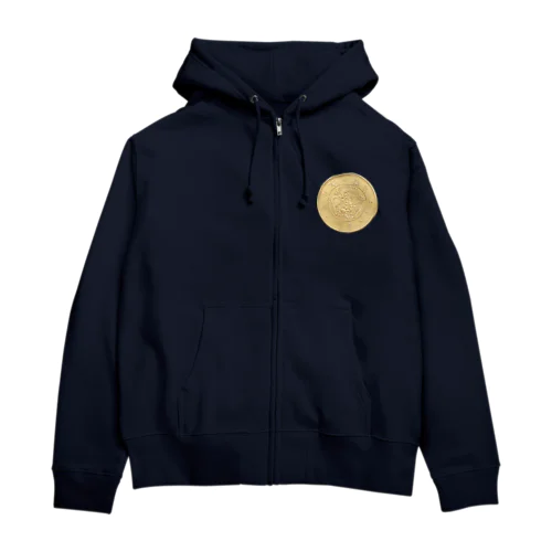 小判ニキコレクション　旧五円金貨 Zip Hoodie