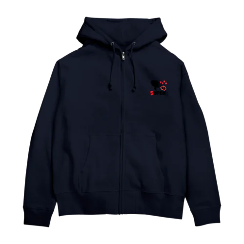 「クラシックレッドチェック ファッション＆アクセサリーコレクション」 Zip Hoodie