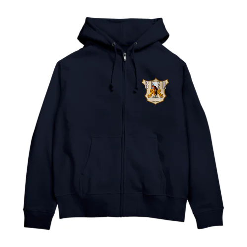 ＢＥＥＲ　エンブレム　５ Zip Hoodie