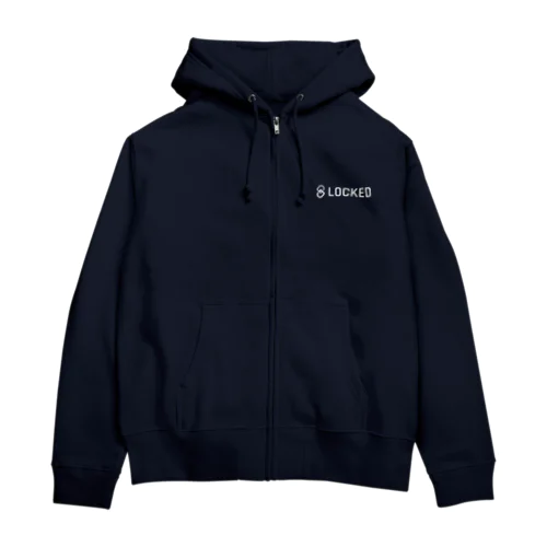 Lockedパーカー黒 Zip Hoodie