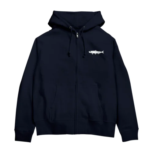 ワカサギ Zip Hoodie