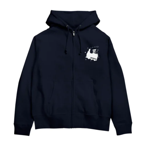 大人の銀鉄 Zip Hoodie