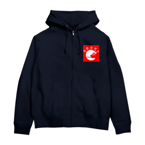 船logo Zip Hoodie