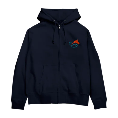 ”サカナづく”ためのアイテム Zip Hoodie