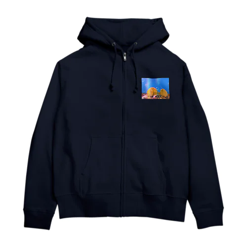 おしり岩 Zip Hoodie