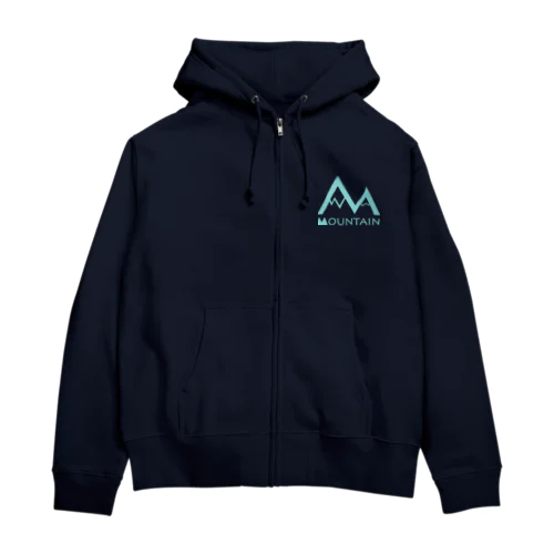 mountain(山) Zip Hoodie