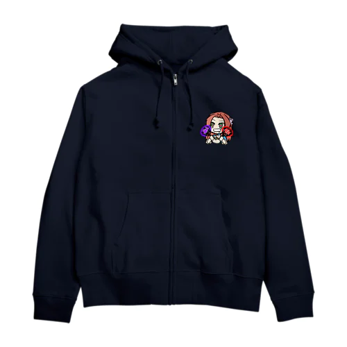 ばーここ狂しりーず Zip Hoodie