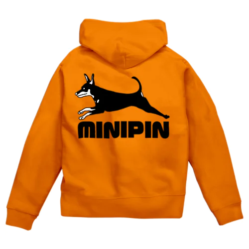 minipin jump Zip Hoodie