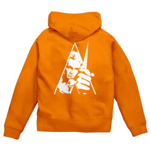 暴力的なベートーヴェン（名前なし） Zip Hoodie