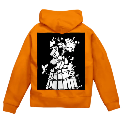 ジュゼッペ・アルチンボルド作 『四季＿秋』 Zip Hoodie