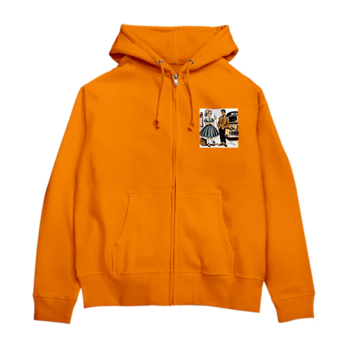 恋するバスストップ　Ken &Marie Zip Hoodie