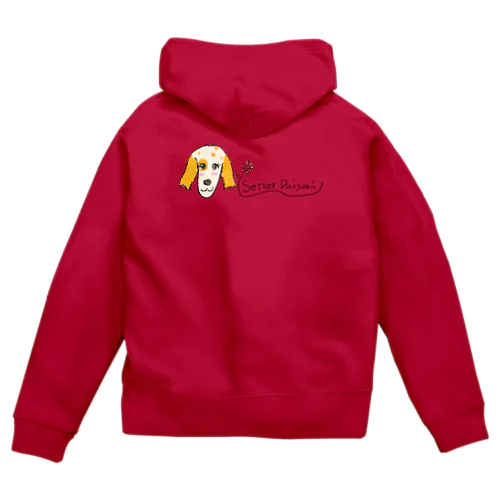 ◇E・セッターのハナちゃんグッズ♪◇ Zip Hoodie