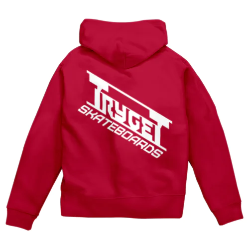 TRYGET 赤 Zip Hoodie