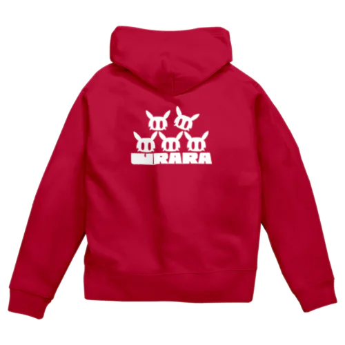 URARA(しろ) Zip Hoodie