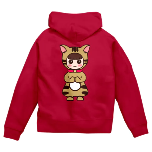 cute cat Zip Hoodie