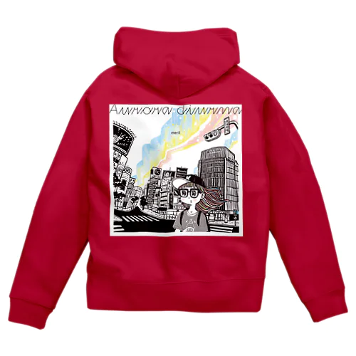 「Aurora diurna」ジャケデザイン2 Zip Hoodie