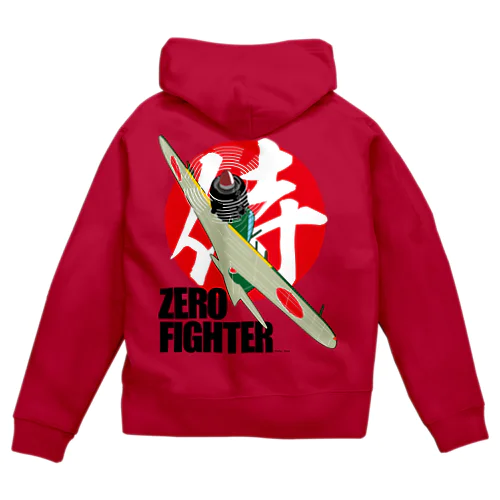 ZERO FIGHTER 空の侍 Zip Hoodie