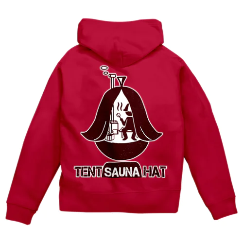 Tent SAUNA Hat Zip Hoodie