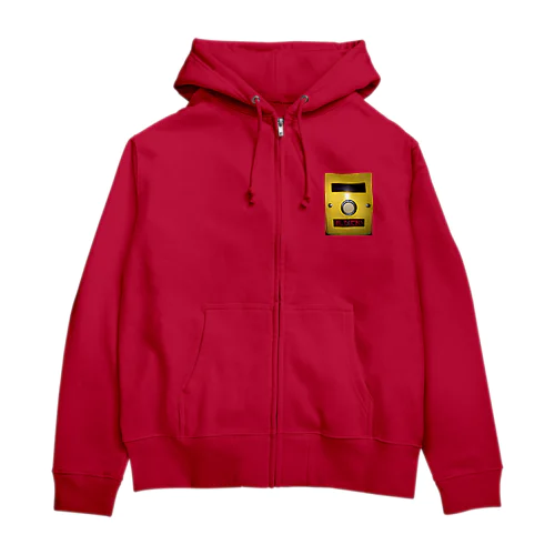 押してください Zip Hoodie