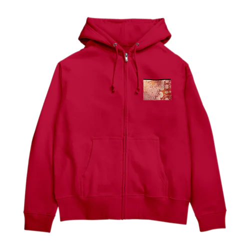 フラワーローズ Zip Hoodie