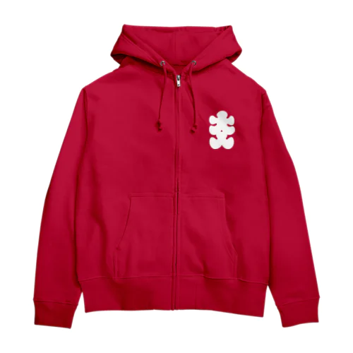 大入りマーク（白文字） Zip Hoodie