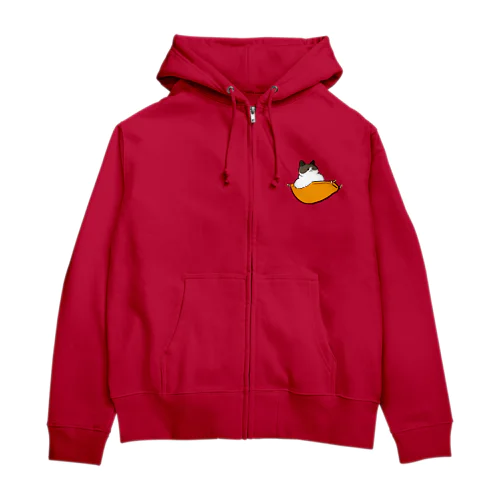 はみでる　ちゃむくん Zip Hoodie