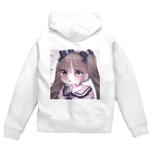 地雷ちゃん Zip Hoodie