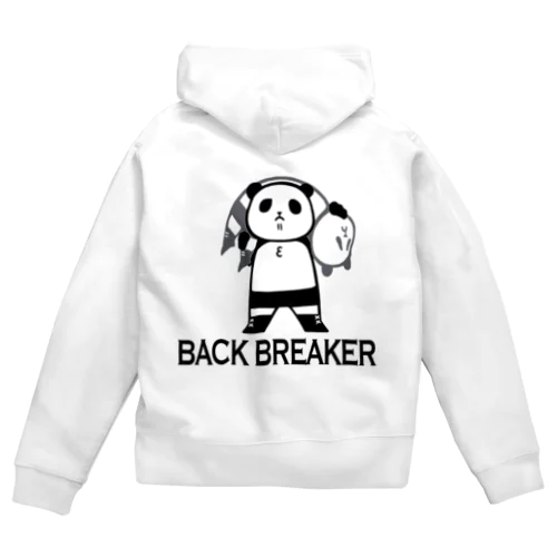 パンダプロレス バックブリーカー Zip Hoodie