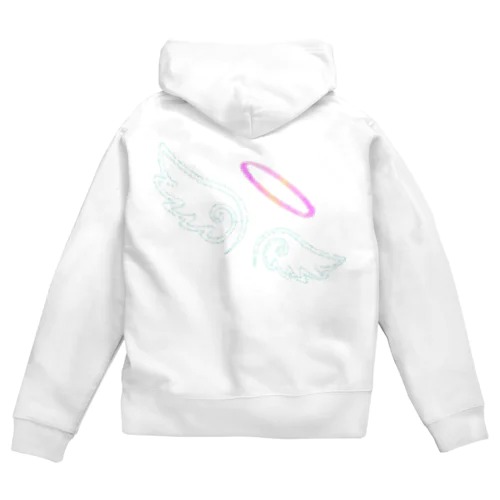 ꒰ঌエンジェルパーカー໒꒱ Zip Hoodie