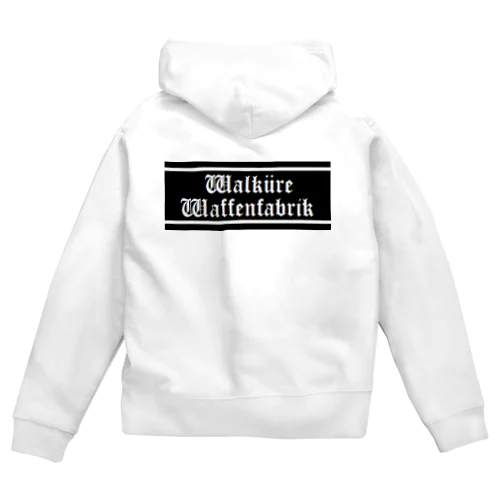 Logo：Walküre Waffenfabrik(ノーマルタイプ) Zip Hoodie