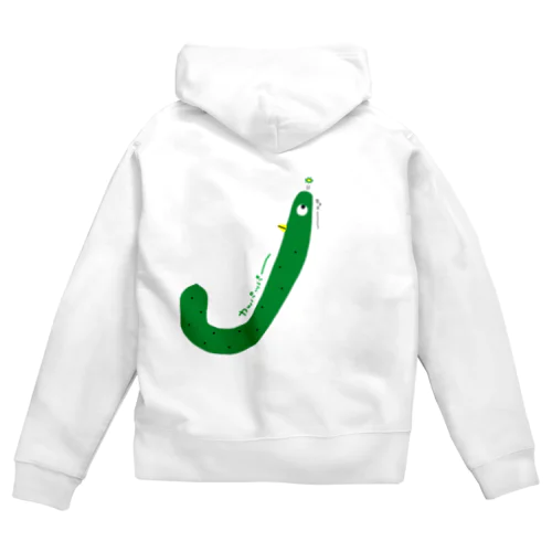 きゅっぱ Zip Hoodie