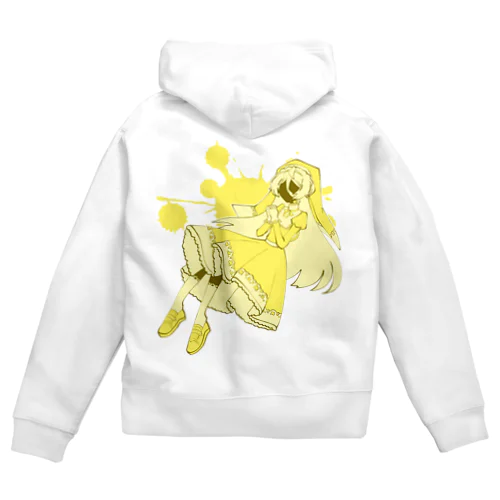 うちの子影絵風パーカーVol.1「聖女」 Zip Hoodie