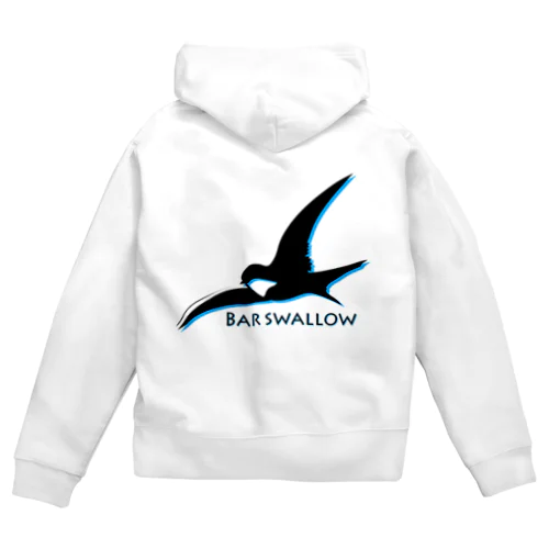 Bar swallowロゴ Zip Hoodie