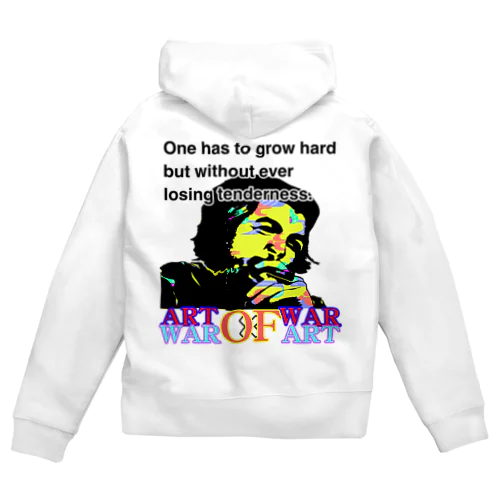 One has to grow hard but without ever losing tenderness Zip Hoodie