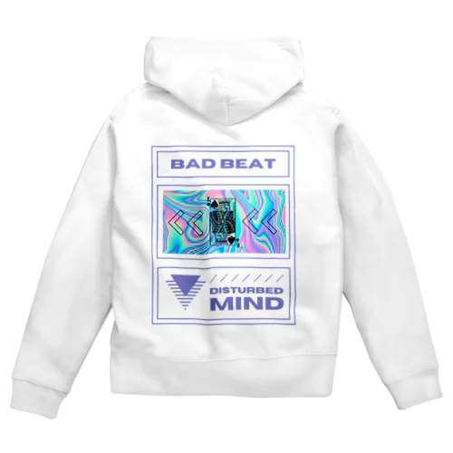 BAD BEAT Zip Hoodie