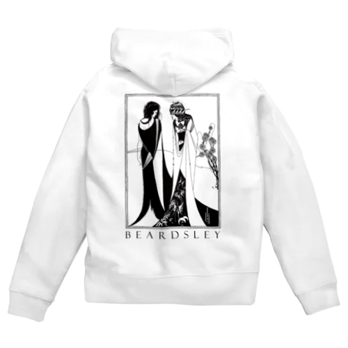 ビアズリー「ヨハネとサロメ」 Zip Hoodie